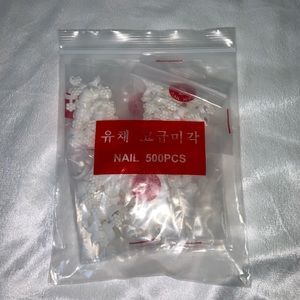 500 Pcs Short False Nail Tip French Tips Acrylic